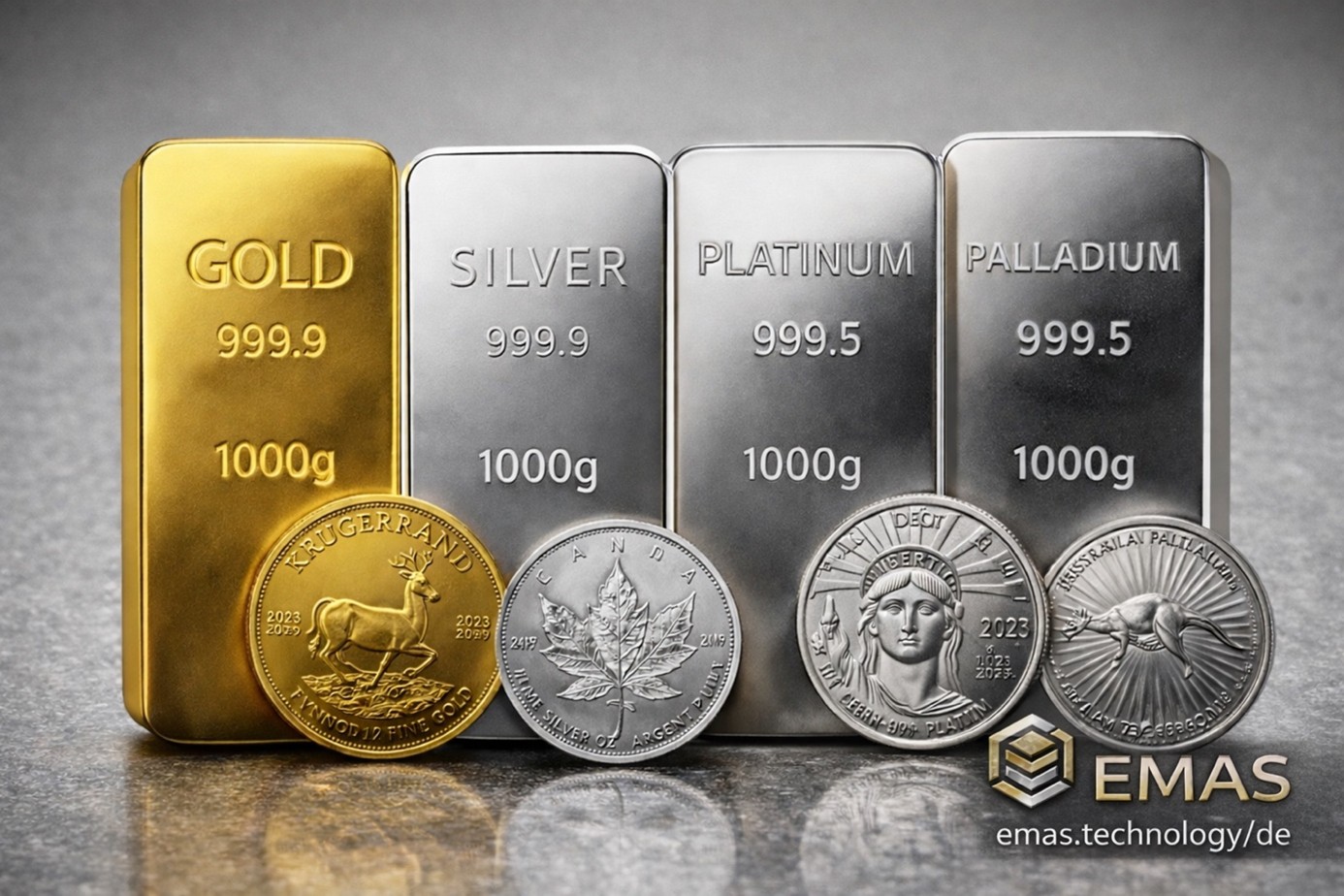 Vier Edelmetalle als Vermögensbaustein: Was Gold, Silber, Platin und Palladium verbindet – und warum sie für Anleger relevant sind
