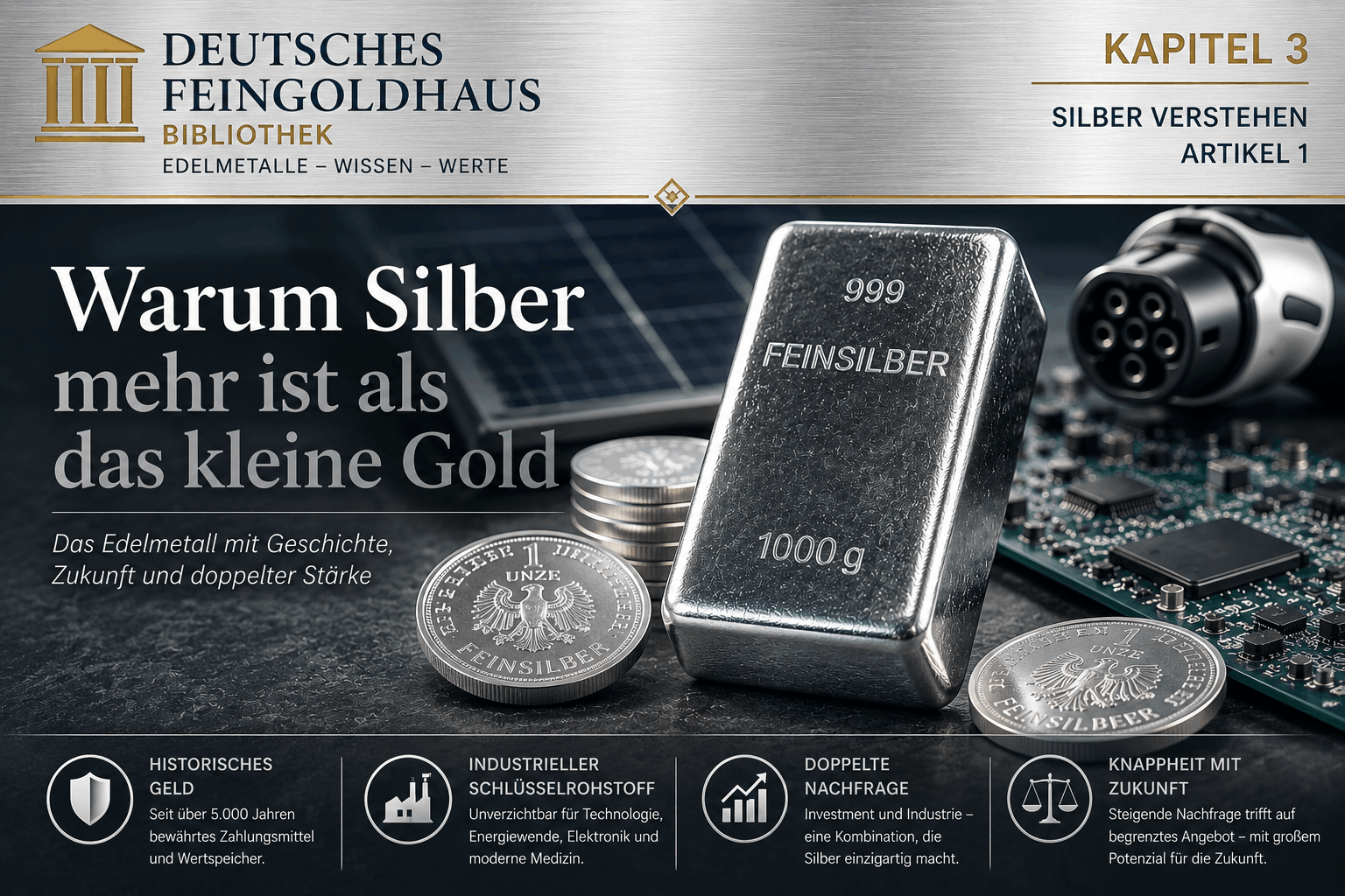 Warum Silber mehr ist als das kleine Gold
