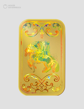 Goldbarren 5g Kinebar Münze Österreich