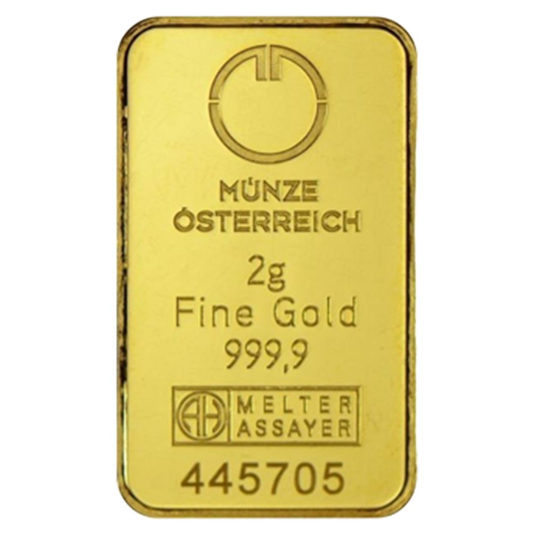 Goldbarren 20g Prägebarren Münze Österreich